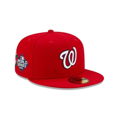 Washington Nationals Gorra | New Era MLB State Flower 59fifty Fitted Cap Mexico - Rojos